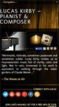 Mobile Screenshot of lucaskirbymusic.com